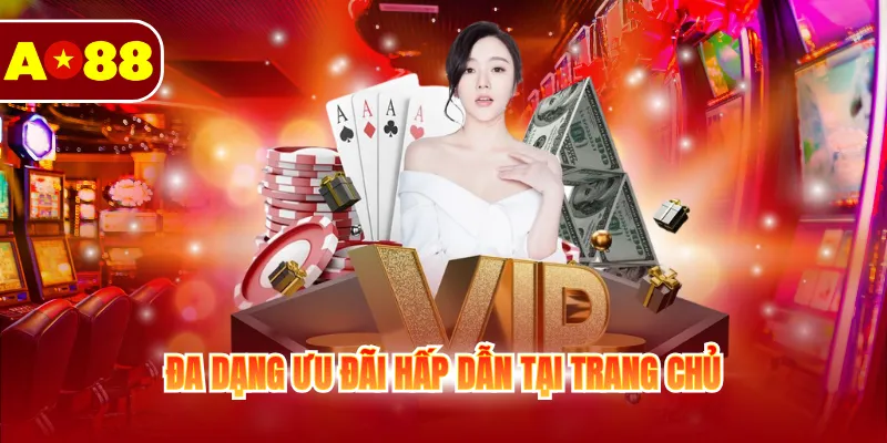 Đa dạng ưu đãi hấp dẫn tại trang chủ